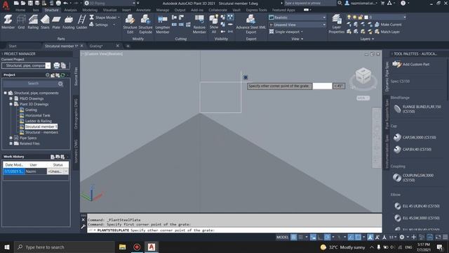 AutoCAD Plant 3D: Grating Modeling Tutorial (Bahasa Melayu) смотреть онлайн