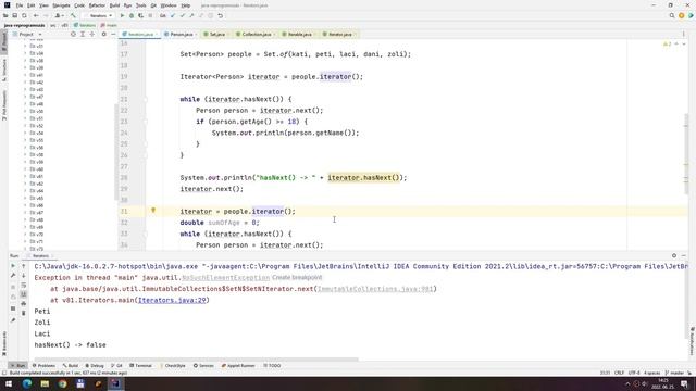 [Java v81] Iterátorok смотреть онлайн