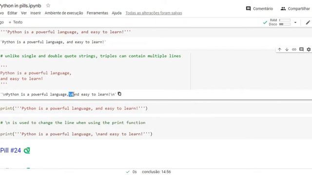 Pill 23 - '''triple''' quotes and '\n' in Python strings смотреть онлайн