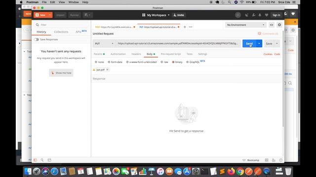 Upload file using pre-signed URL - Amazon API Gateway p12 смотреть онлайн