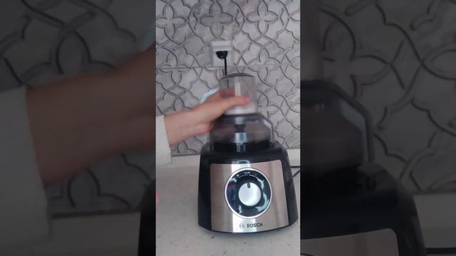 Bosch Mutfak Robotu Öğütücüsü/Şekerden Pudra Şekeri Yapımı