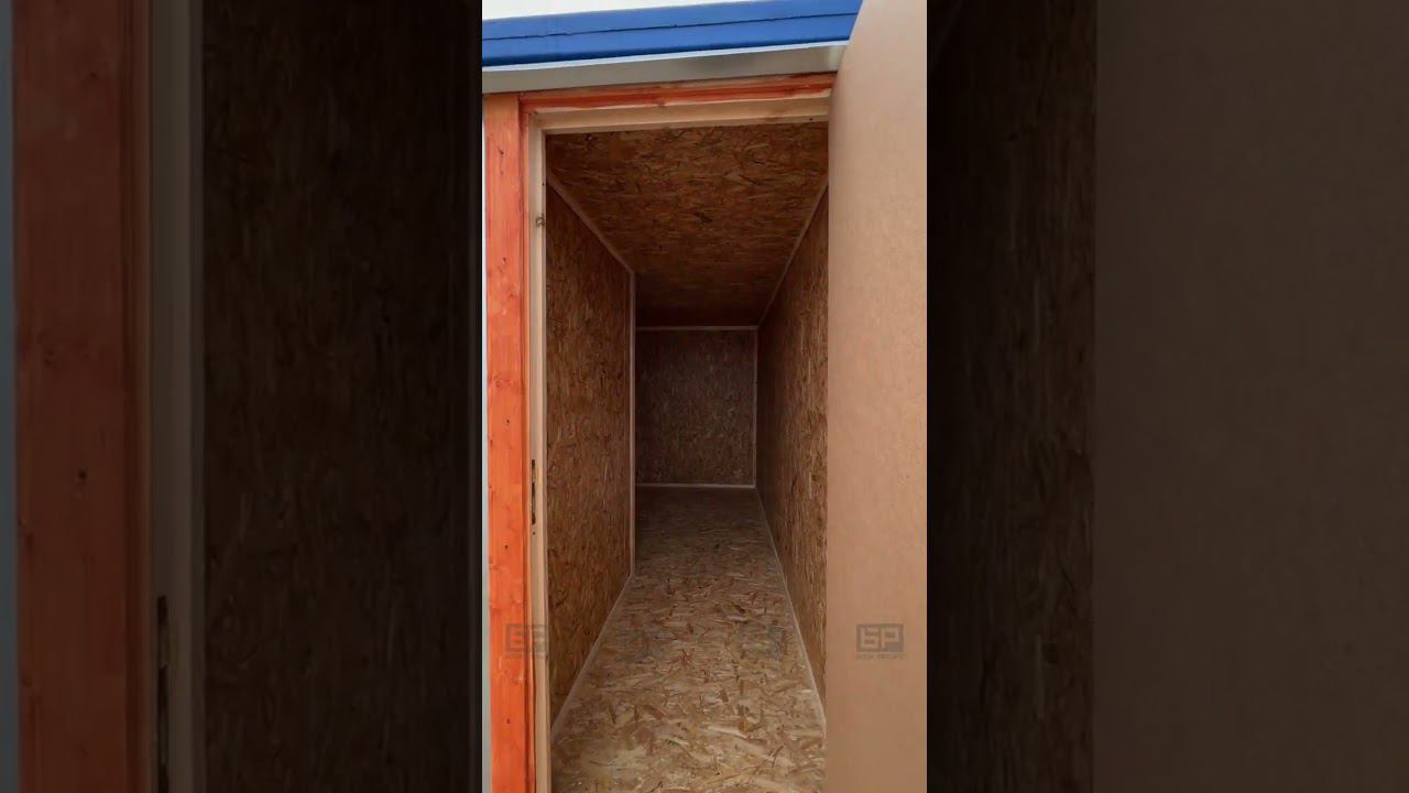 Бытовка 4х2.4 м БК-3А в OSB смотреть онлайн