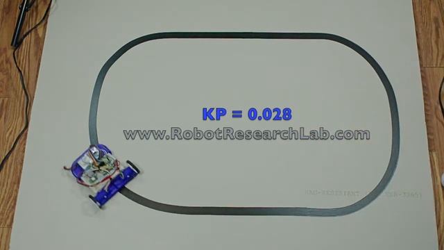 PID Line Follower Tuning KP=0.028 KD=0.0 смотреть онлайн