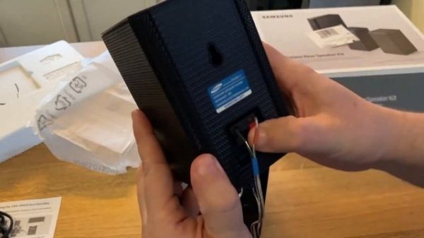 Samsung Wireless Rear Speaker Kit SWA 9200S - Unboxing & Setup