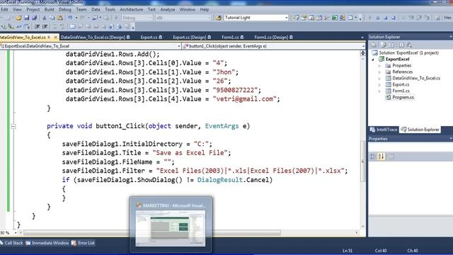 How to Export datagridview to excel смотреть онлайн