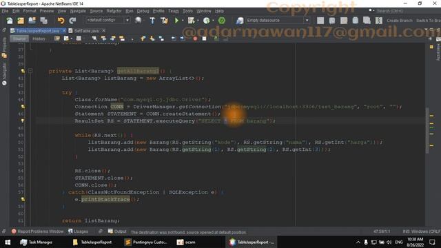 4. Membuat Table Didalam Jasper Report - MySQL Data смотреть онлайн