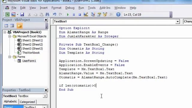 Textbox Autocomplete VBA