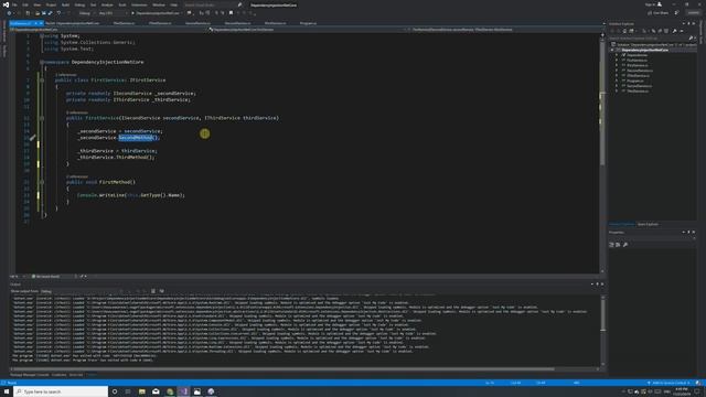 ASP.NET Core с нуля | #2 Dependency Injection, IoC, Dependency Inversion смотреть онлайн