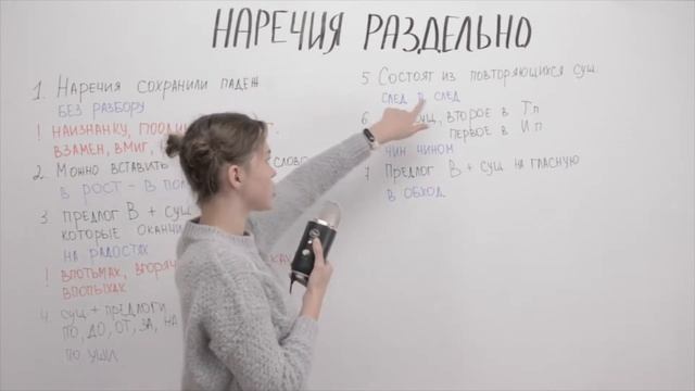 Наречия раздельно