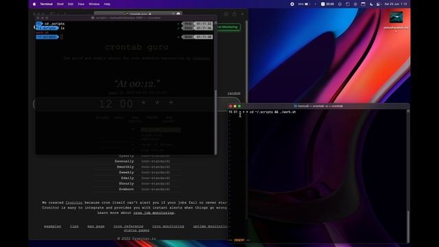 How to schedule scripts using crontab on Mac or linux смотреть онлайн