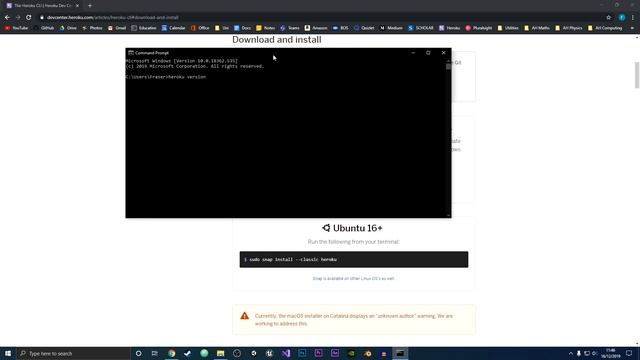How to Install the Heroku CLI in Windows 10 смотреть онлайн