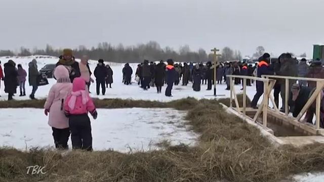 Колпашевцы отпраздновали Крещение Господне смотреть онлайн