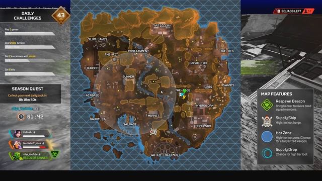 Соло, молча, ранкед, задания - Apex Legends Сезон 5 [СТРИМ] смотреть онлайн