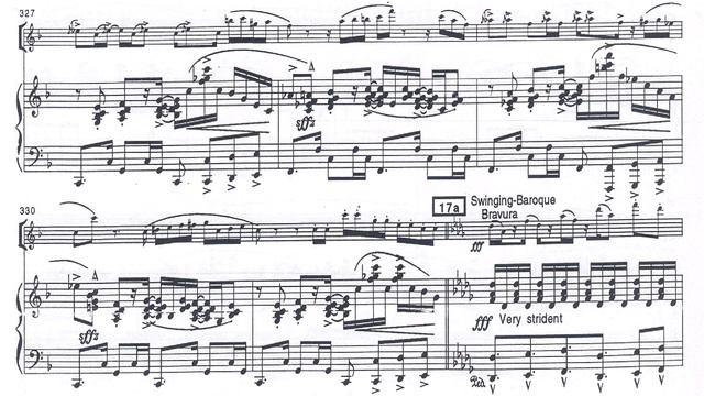 JazzRock Sonata for Flute and Piano: End (with score) смотреть онлайн