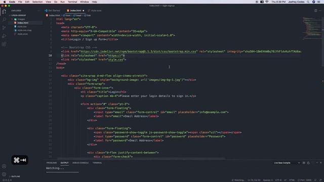 Bootstrap 5 Tutorial - Modern & Responsive Login/Signup Form HTML, CSS, JavaScript in 2022 смотреть онлайн