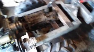 Самодельный мини погрузчик сборка, кпп, нш-10, двигатель сцепление