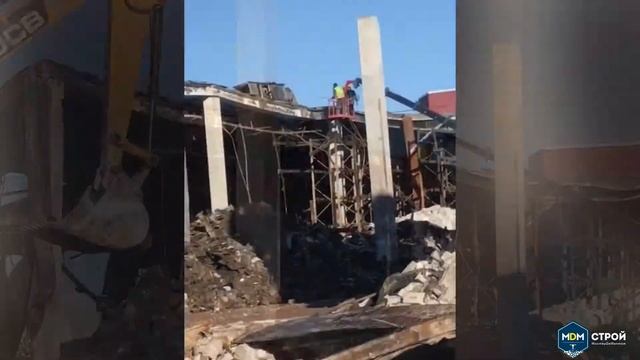 Демонтаж зданий и сооружений, снос производственного склада смотреть онлайн