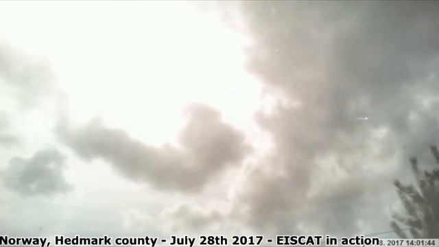 EISCAT HAARP IN ACTION   July 28th 2017   Scandinavia, Norway, Hedmark