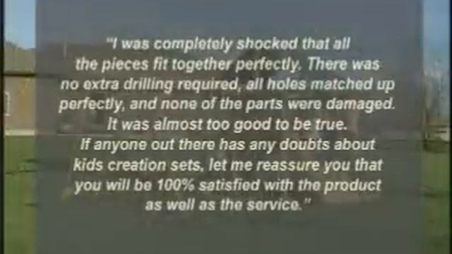 Easy to Assemble Swing Sets смотреть онлайн