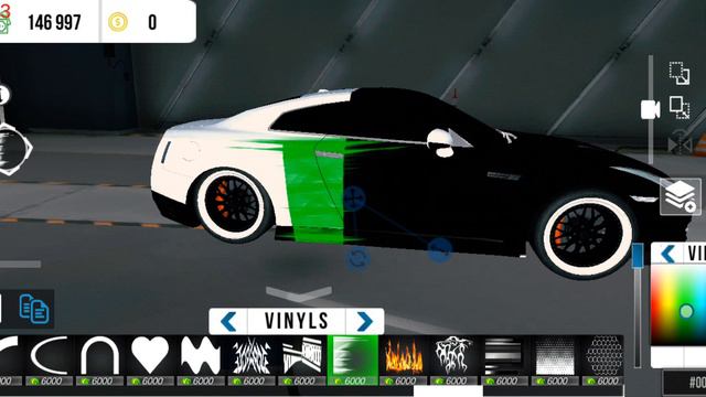 винил на Gtr R35 монстер