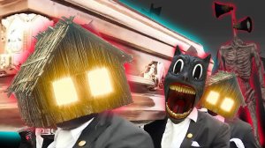 Siren Head. Cartoon Cat. House head - Coffin Dance Song (КАВЕР)