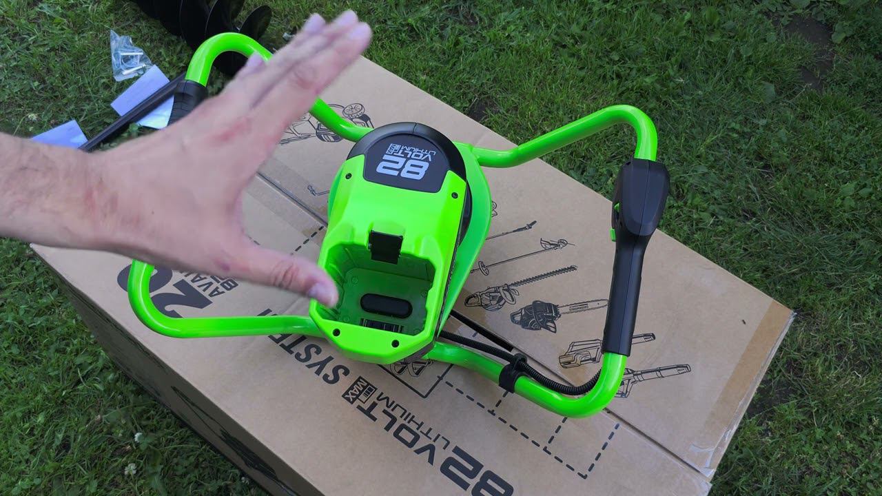 Аккумуляторный бур Greenworks GC-AUGER 82V. Тесты и реальные примеры использования. Личные ощущения смотреть онлайн