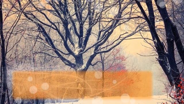 Красивое Поздравления с Первым Снегом. Музыкальная Видео открытка для друзей