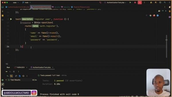 Inscription, Login & Logout | SAAS - Laravel & Vue.js