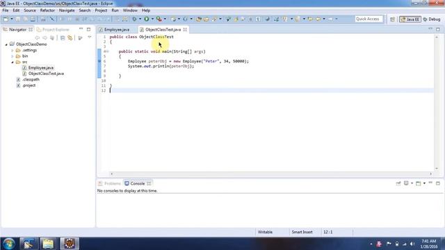 Java Object Class (toString method) | Java Tutorial смотреть онлайн