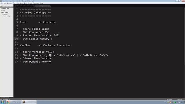 Learn MySQL In Arabic #07 - Data Type - String смотреть онлайн