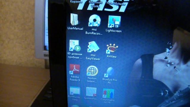 MSI X350 Overview - Screen Cover