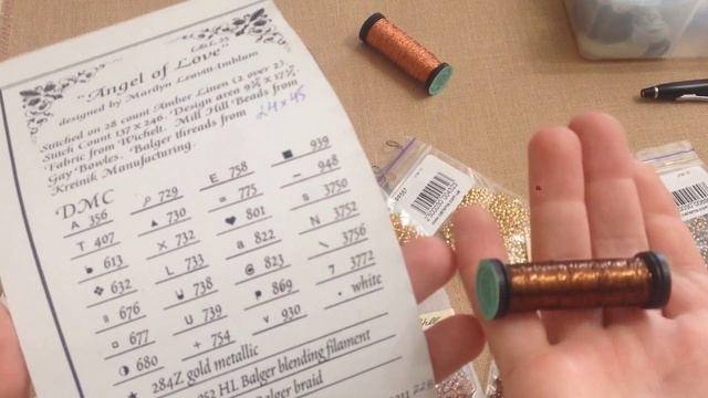 Вишивка хрестиком "Angel of Love" від Lavender And Lace, початок смотреть онлайн