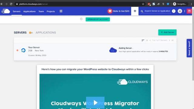 Wordpress on Cloudways 2020 No domain & No CC needed! смотреть онлайн