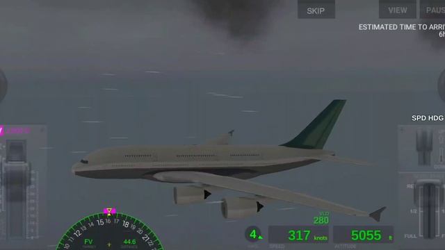 Emirates Airbus A380 "Moscow - Dubai" ( Airline Commander ) смотреть онлайн