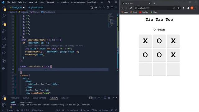 NEXT JS Project Challenge #1 | Tic Tac Toe game using NEXT JS | Code With Marish? смотреть онлайн
