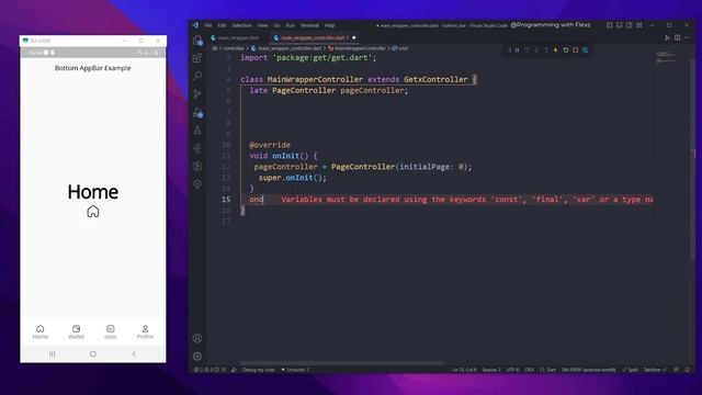 Flutter Tutorial | Flutter Bottom Navigation Bar with GetX, Flutter Bottom App Bar, Bottom Tab Bar смотреть онлайн