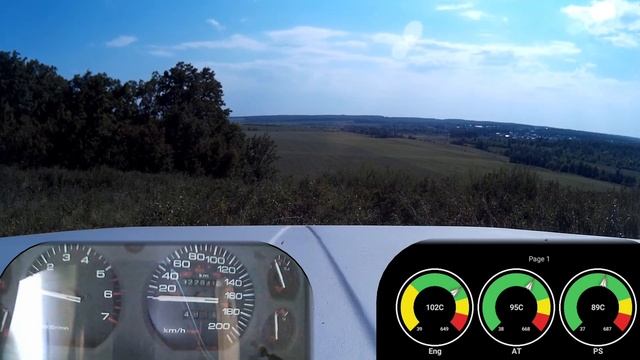 Jeep XJ92 4L В поисках старой дороги. Тест температуры АКПП AW4(Aisin A340/30-43LE). смотреть онлайн