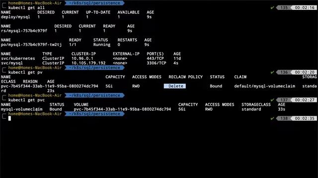 #Kubernetes MySQL pod with Persistent Volume Claim смотреть онлайн