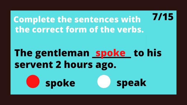 ENGLISH GRAMMAR | ENGLISH TEST | PRESENT AND PAST SIMPLE VERBS смотреть онлайн