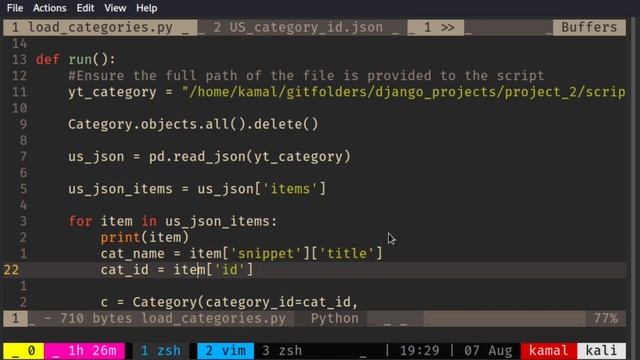 Django Runscript: Loading Data Into Database Using Python Script смотреть онлайн