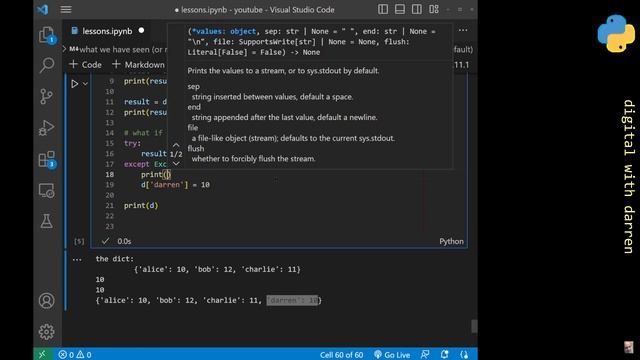 check if an item exists in a python dictionary смотреть онлайн
