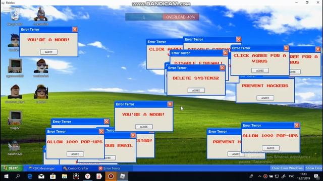 роблокс режим ? Windows Error Simulator смотреть онлайн