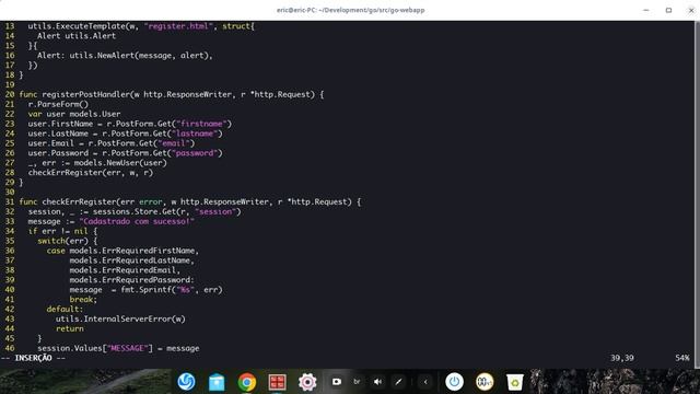 GOLANG WEBAPP (SITE) COM POSTGRESQL - PARTE 14 - VALIDAÇÃO DE EMAIL (CHECKMAIL) смотреть онлайн