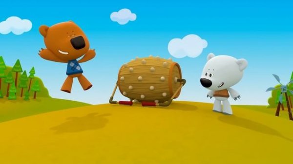 BE BE BEARS - Mushrooms and Leaves - 3 @ KEDOO ANIMATIONS 4 KIDS