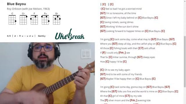 Blue Bayou - Roy Orbison - Ukulele-Play-Along смотреть онлайн