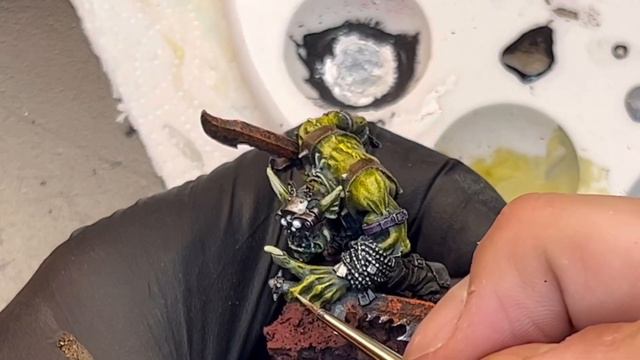 Slapchop Ork Skin Painting!!