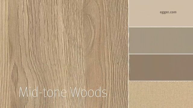 EGGER Decor Combinations - Mid-tone Woods
