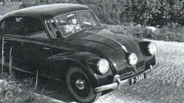 Татра Т87.Удивительный автомобиль Ганса Ледвинки. смотреть онлайн