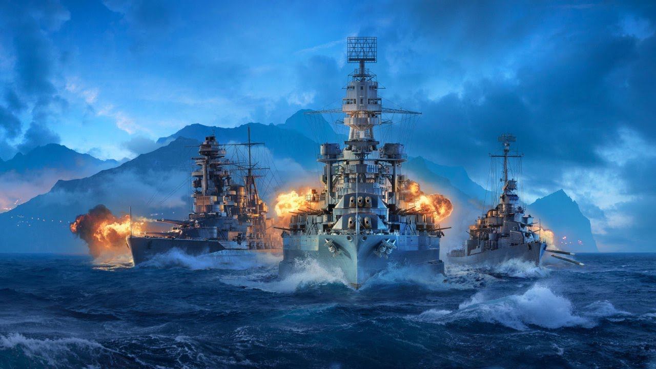 World of Warships - Сбить ржавчину с бортов. Кораблики с алика смотреть онлайн