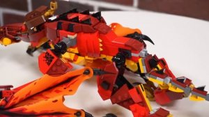 ЛЕГО НИНДЗЯГО 71753 Атака огненного дракона - Бакуган Драго. LEGO Ninjago Legacy Fire Dragon Attack